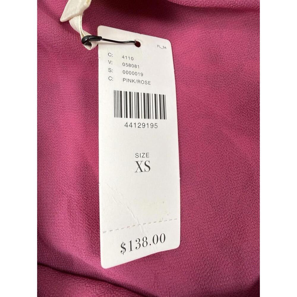 Anthropologie Maeve Top Women XS Ombré Shimmer Tee Velvet Burnout Fairy Silk - Picture 3 of 8
